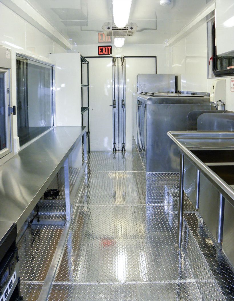 Mobile Kitchen Trailer Commercial Industrial Craftsmen Industries   Image 9 